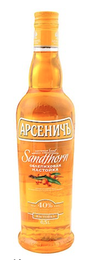 Vodka Arsenich duindoorntinctuur / Водка Арсенич облепиховая настойка